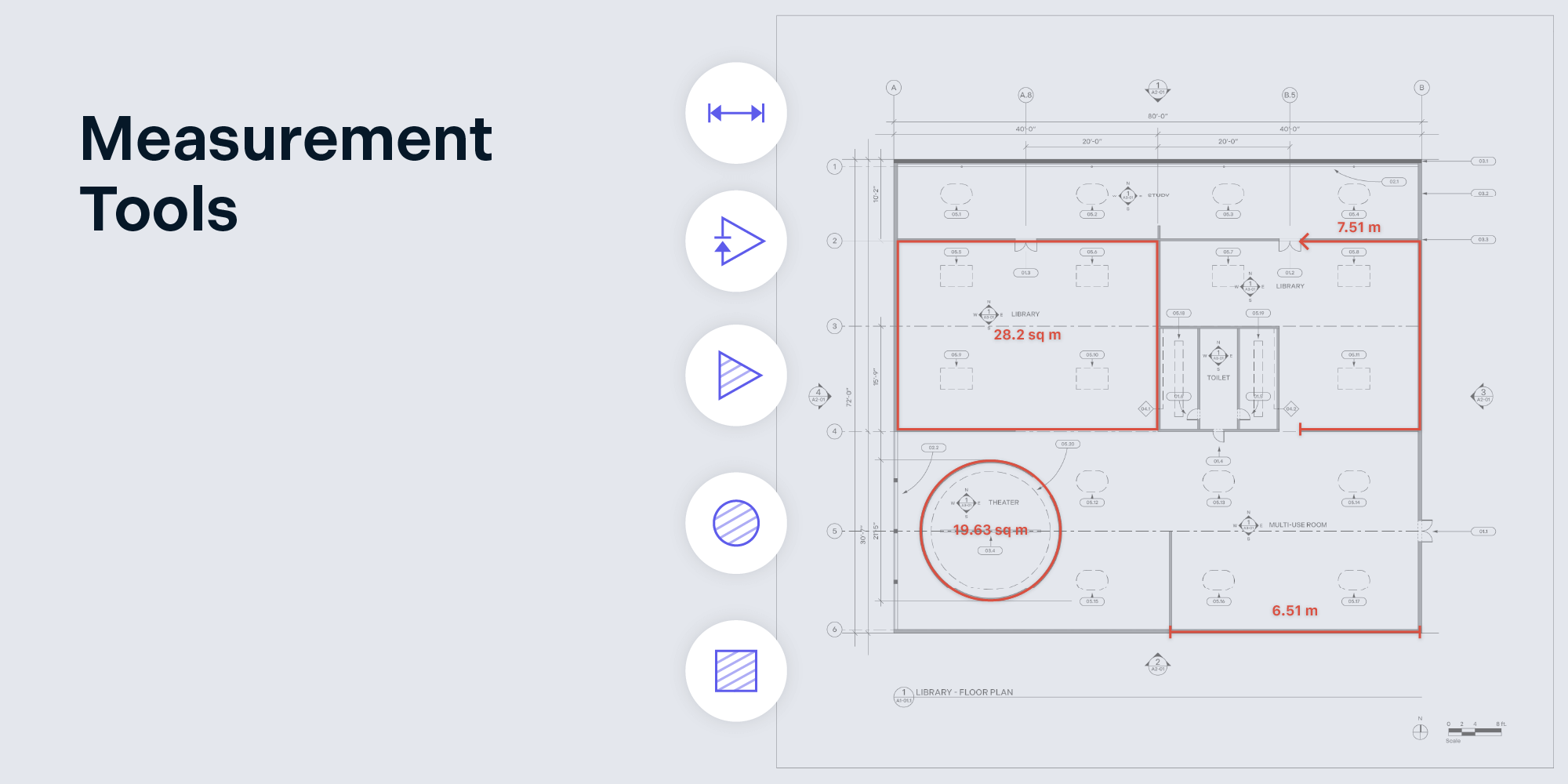 Illustration: PDF measurement tools for architects and engineers