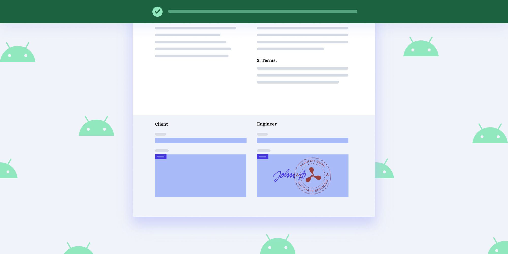 Illustration: Stamp and sign documents programmatically