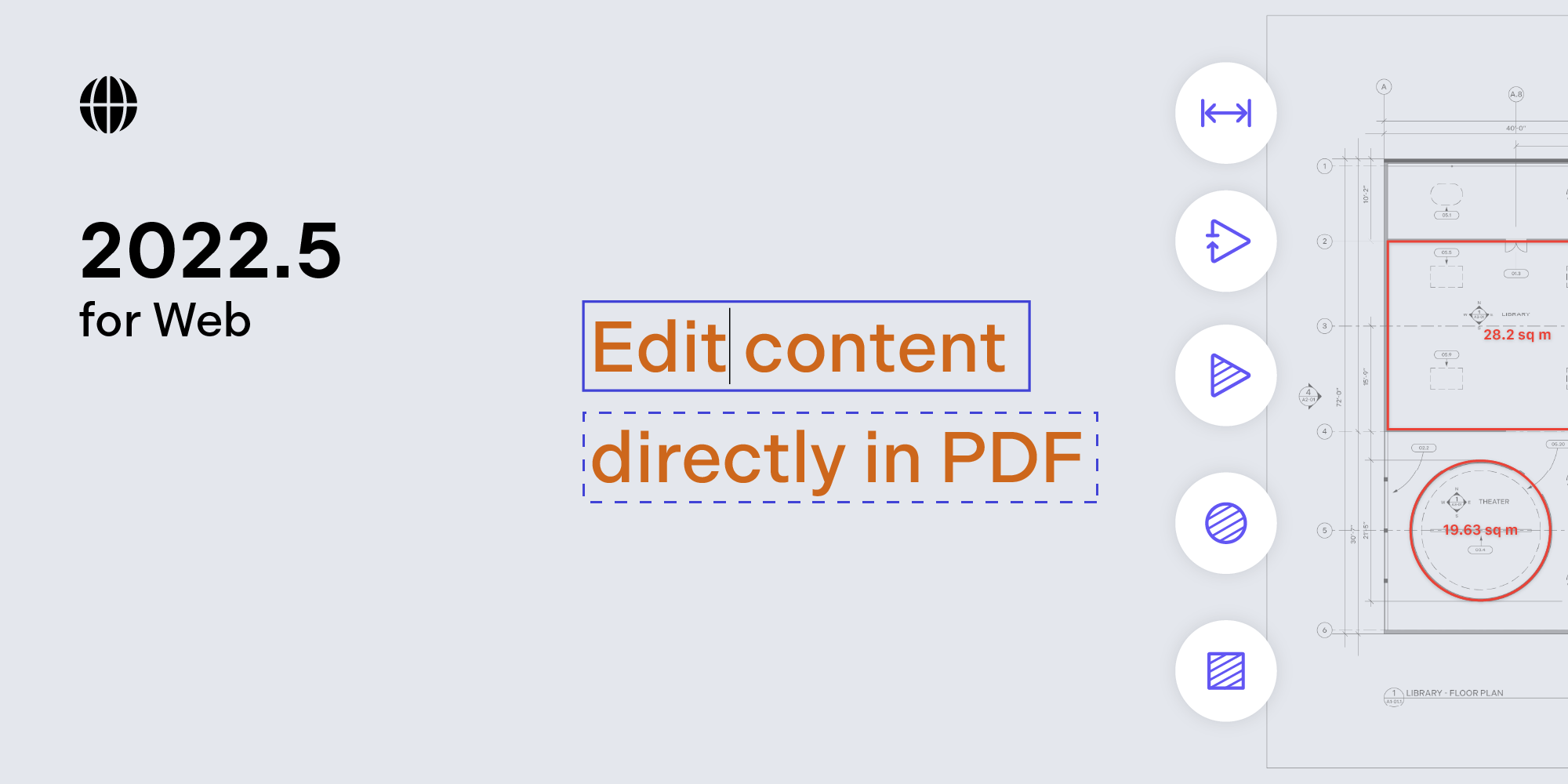 Illustration: PSPDFKit Web 2022.5: Content editor & measurement