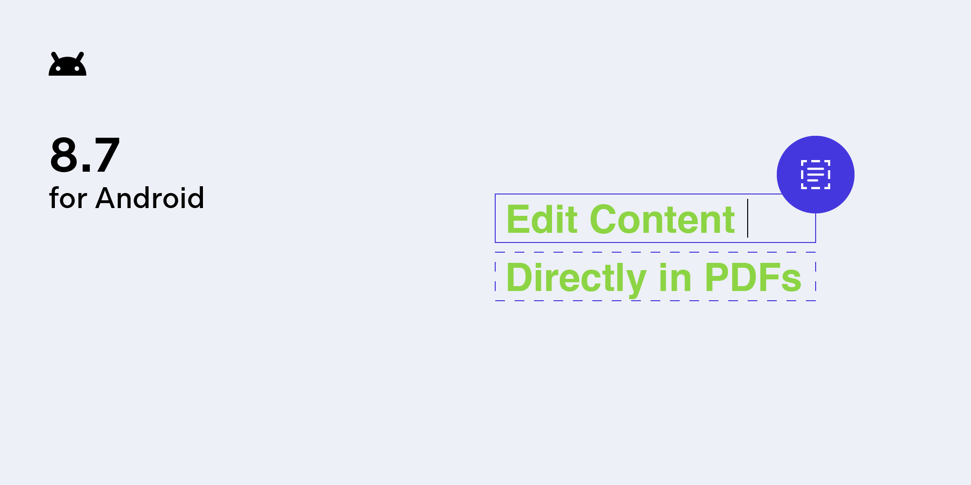 Illustration: PSPDFKit 8.7 for Android Adds Content Editor