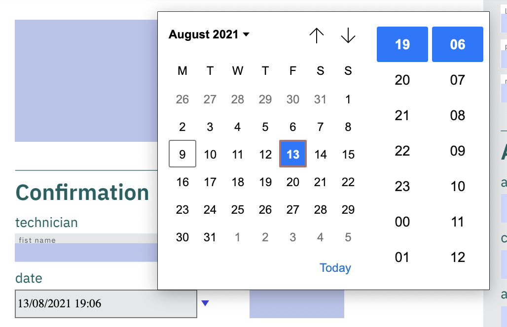 Date & Time Picker