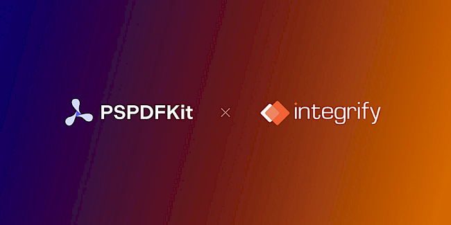 Illustration: Integrify Has Been Acquired by Document Lifecycle Leader PSPDFKit