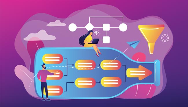 Illustration: Process Efficiency | High-Quality Workflow