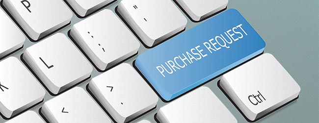 Illustration: Purchase Requests | Track Purchase Requests Online