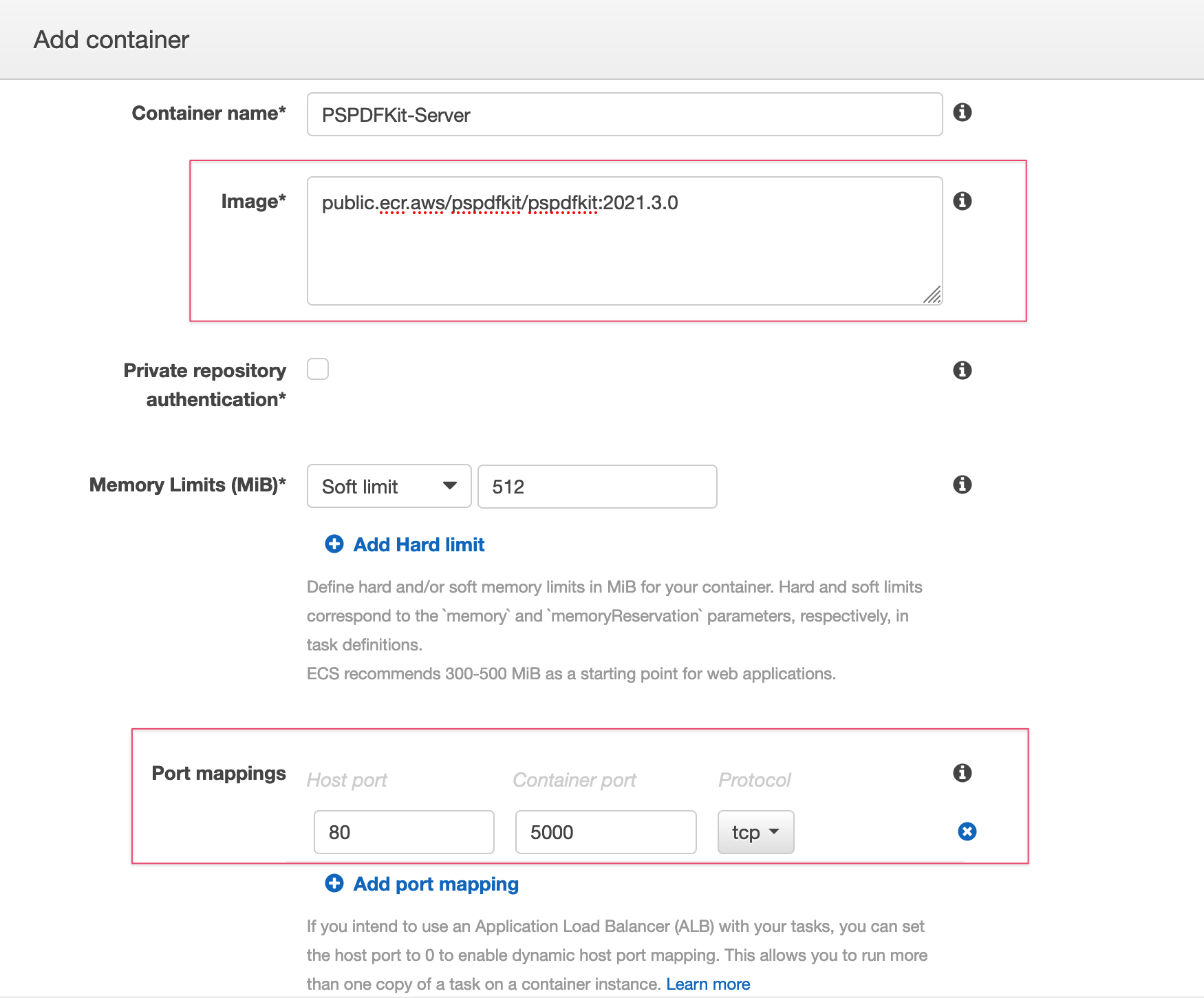 AWS ECR Instructions