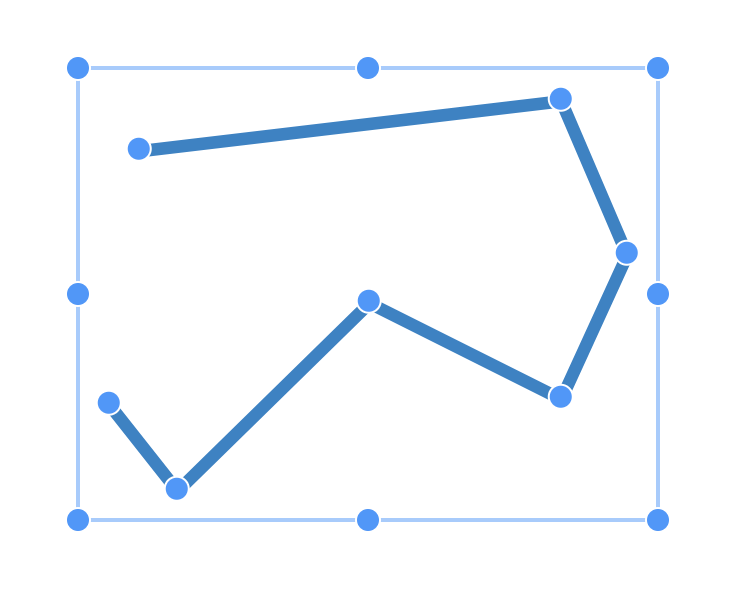 Polyline shape annotations