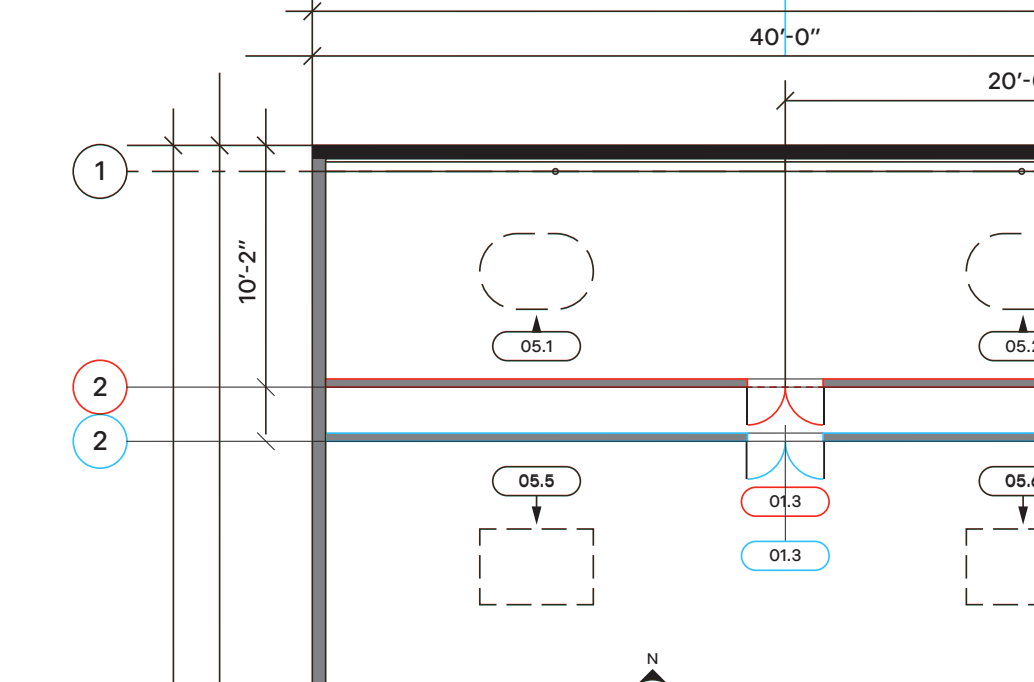 Small detail of a resulting, compared document.