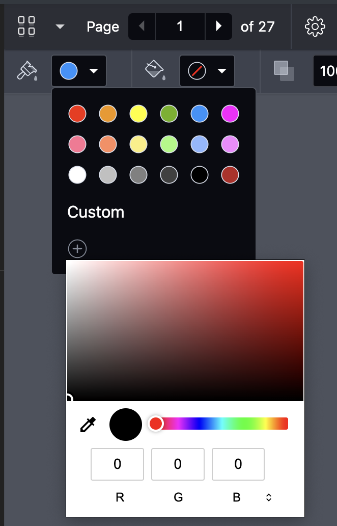 Custom Color Picker